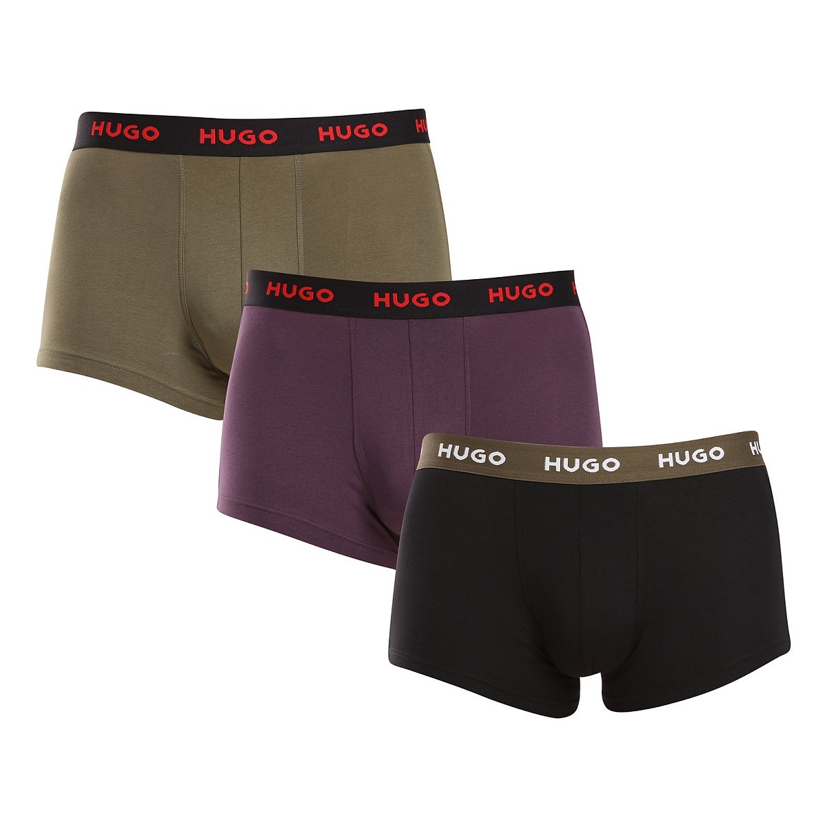 3PACK pánské boxerky HUGO vícebarevné (50517878 987) S, trenky / trenýrky