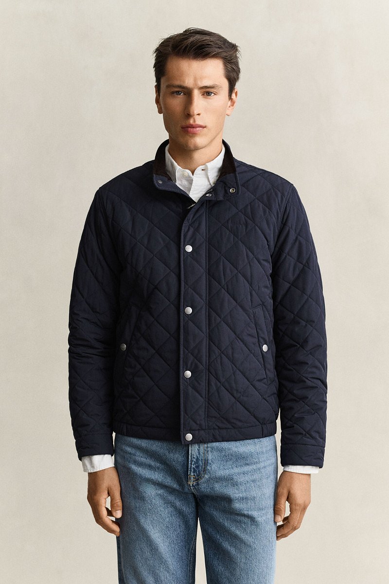 BUNDA GANT CLASSIC QUILTED JACKET EVENING BLUE