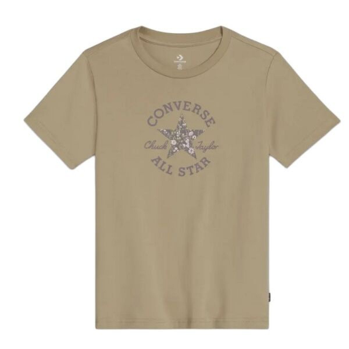 Converse CHUCK PATCH INFILL TEE Dámské tričko, šedá, velikost