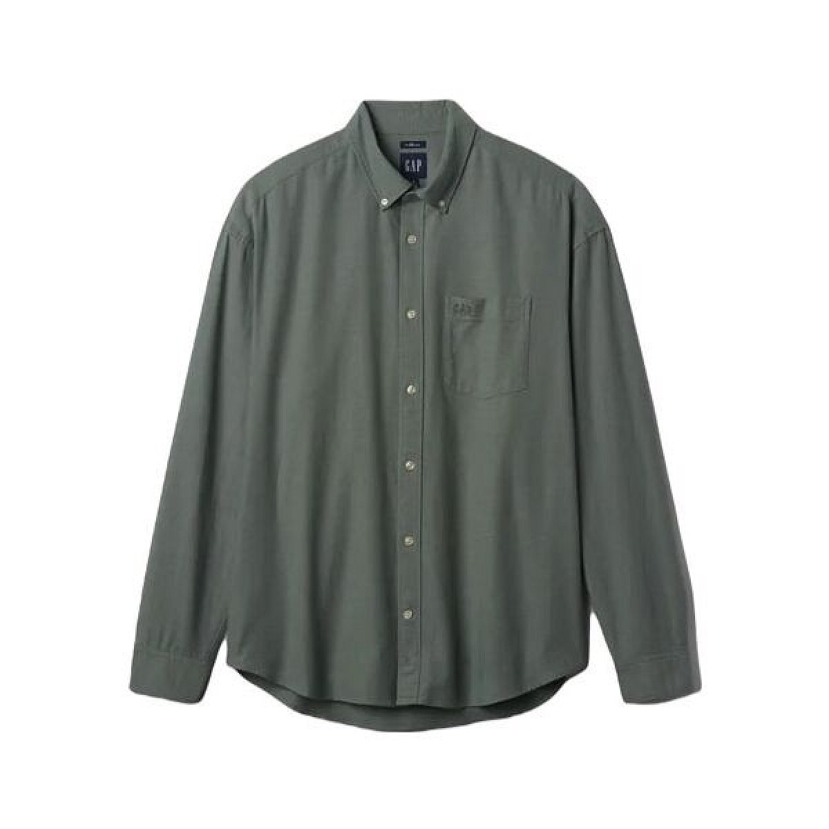GAP OXFORD Pánská košile, khaki, velikost