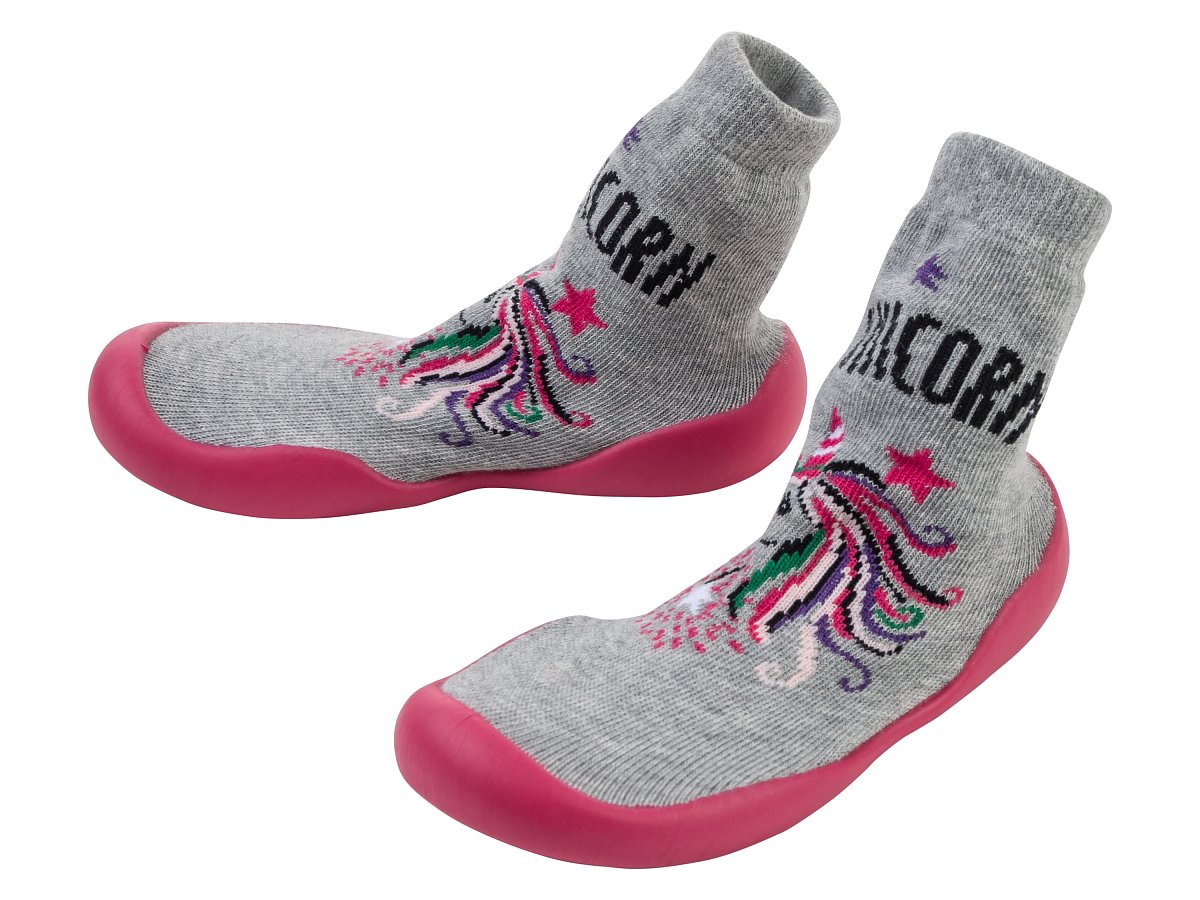 lupilu® Dětské capáčky (24/25 (24+ měsíců), šedá růžová)