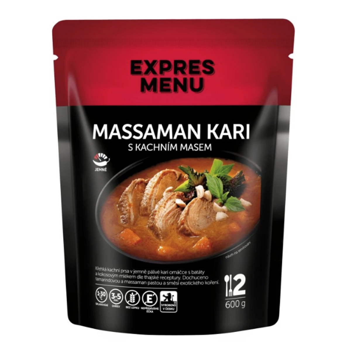 Expres menu massam kari thajské kari s kachním masem 600 g