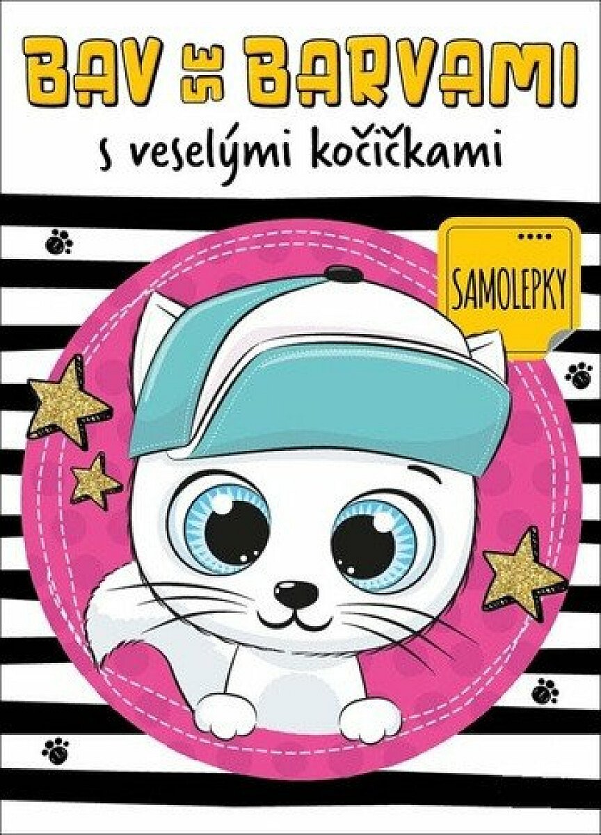 Bav se barvami s veselými kočičkami