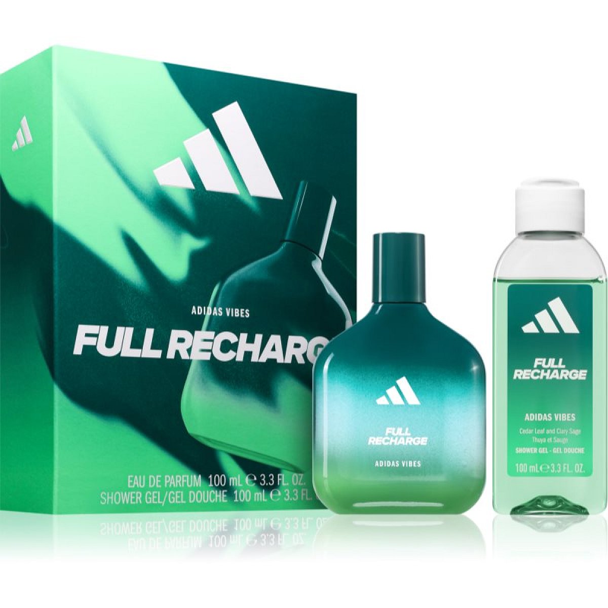 Adidas Vibes Full Recharge dárková sada unisex 2 ks