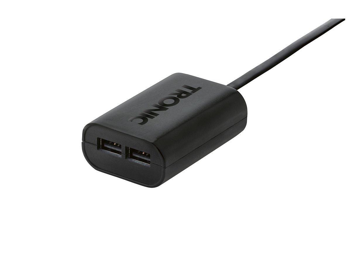 Tronic® Nabíječka / USB hub (nástěnná nabíječka s 3m kabelem)
