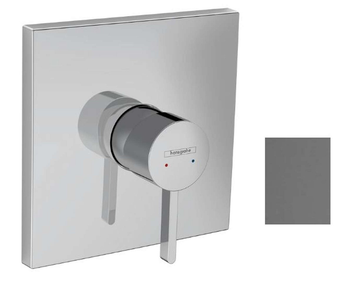 Hansgrohe Finoris - Sprchová baterie pod omítku, kartáčovaný černý chrom 76615340