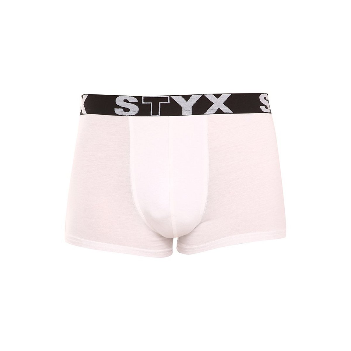 Styx Pánské boxerky sportovní guma nadrozměr bílé (R1061) 3XL