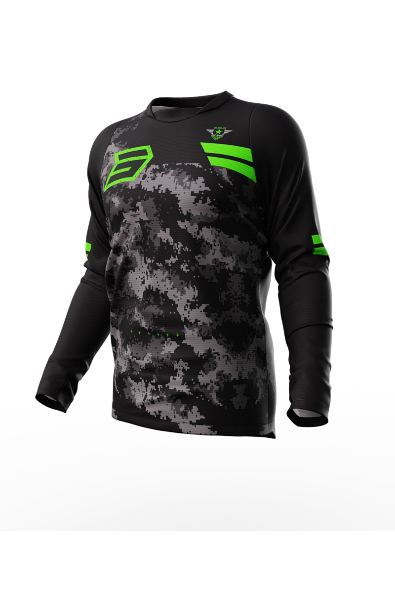 Motokrosový Dres Shot Army ZelenáXS