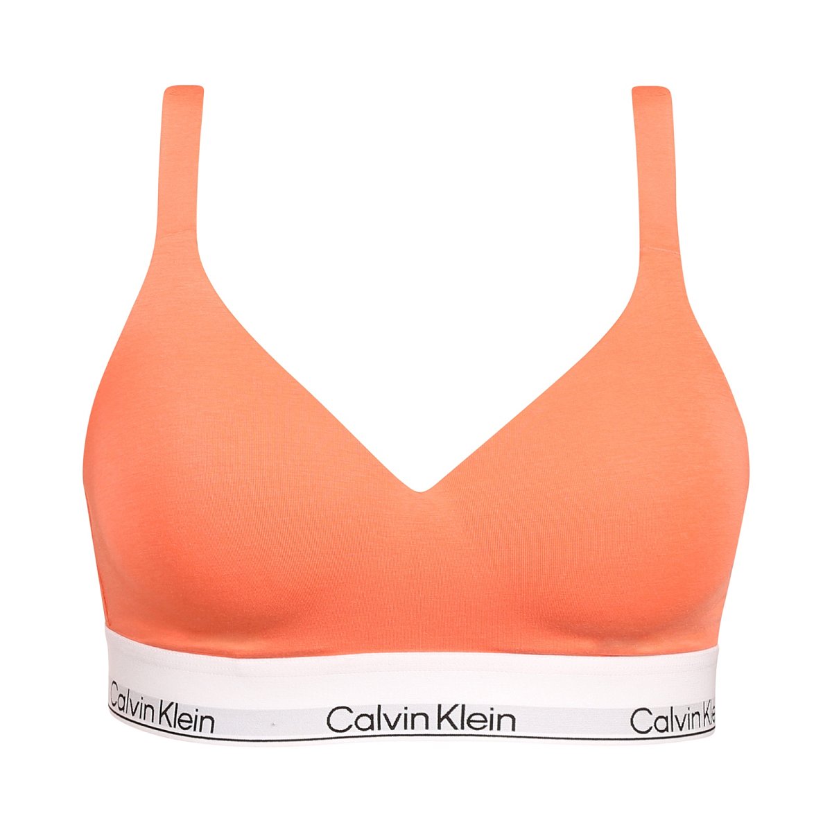 Dámská podprsenka Calvin Klein oranžová (QF8500-YTS) XXL