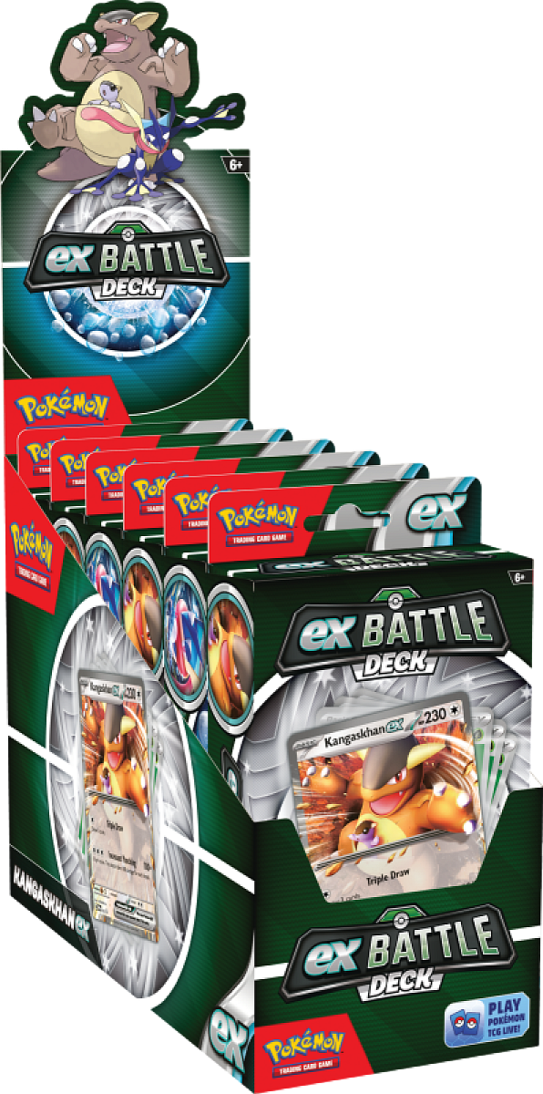 Pokémon TCG: ex Battle Deck - Kangaskhan & Greninja (poškozené)