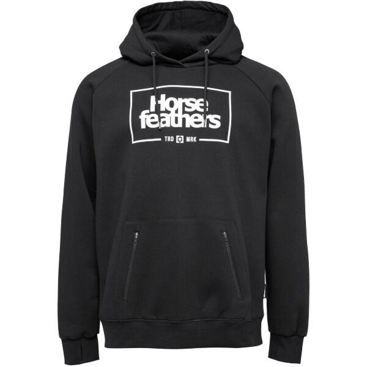 Horsefeathers SHERMAN Pánská mikina, černá, velikost