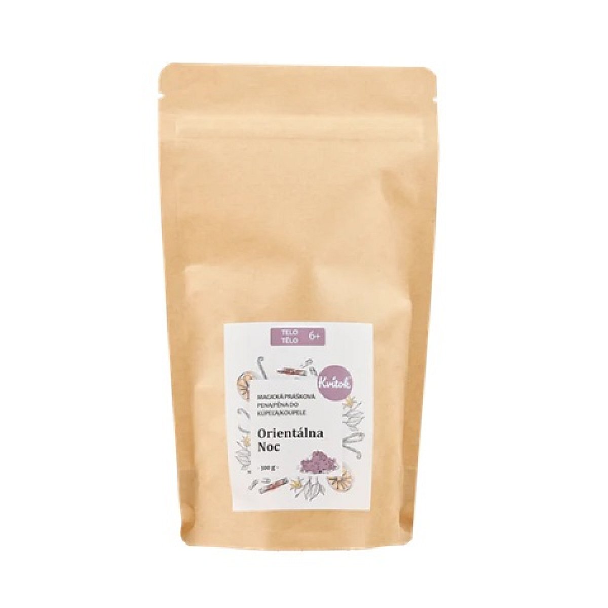Kvitok Magická pěna do koupele Orientální noc Obsah balení: 300 g