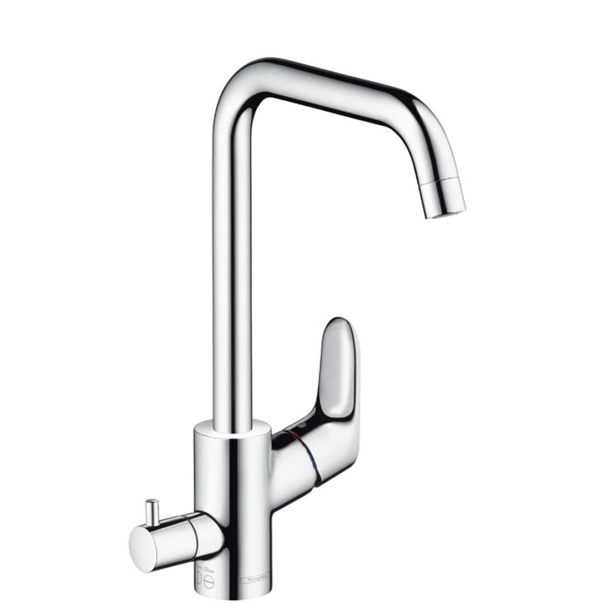 Hansgrohe Focus M41 - Páková dřezová baterie s uzavíracím ventilem, chrom 31823000