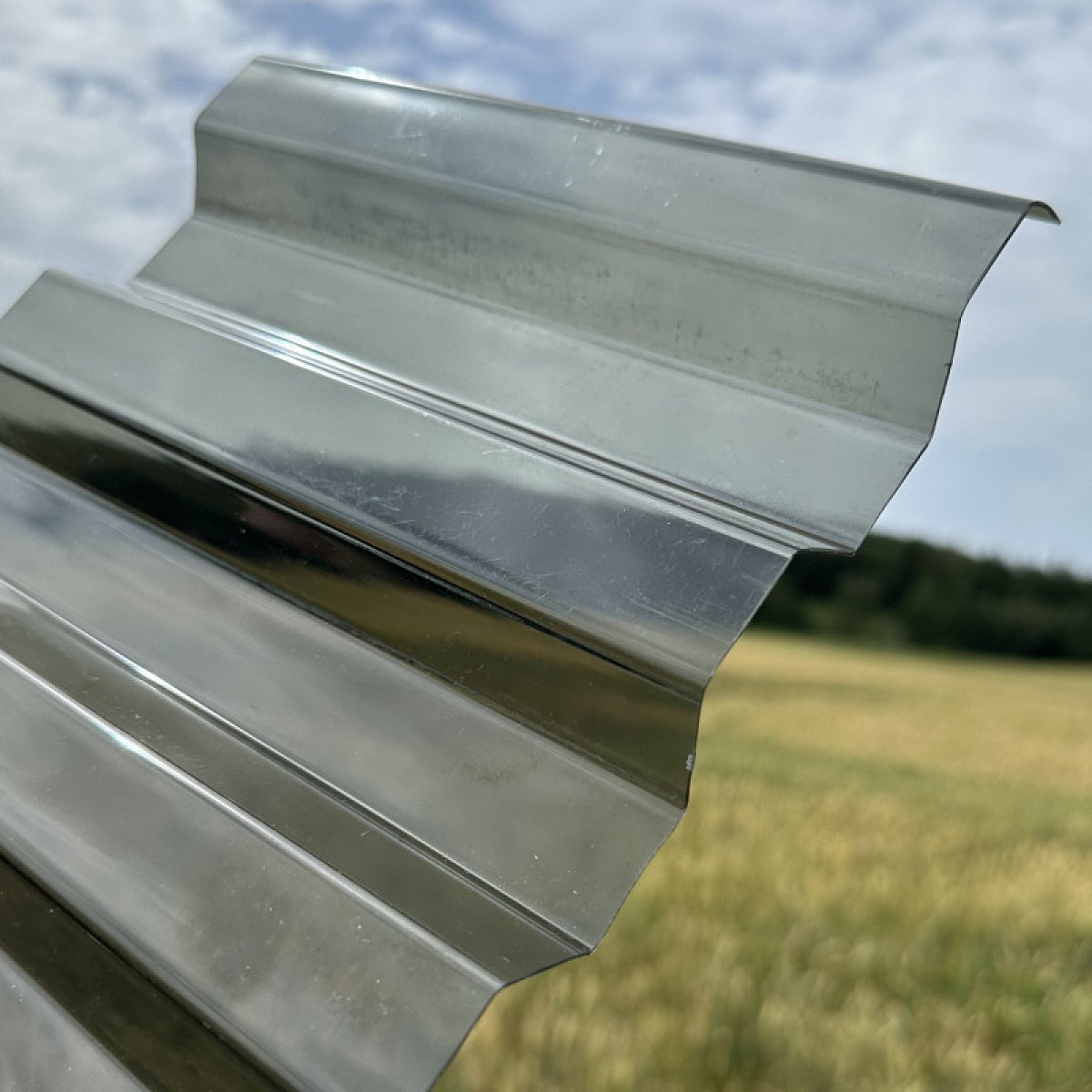 Trapéz polykarbonátová deska Palram - antracit 5000 mm 5000 x 1060 x 0,9 mm