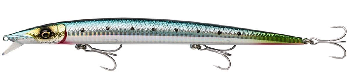 Savage gear wobler barra jerk floating sardine - 17,5 cm 25 g