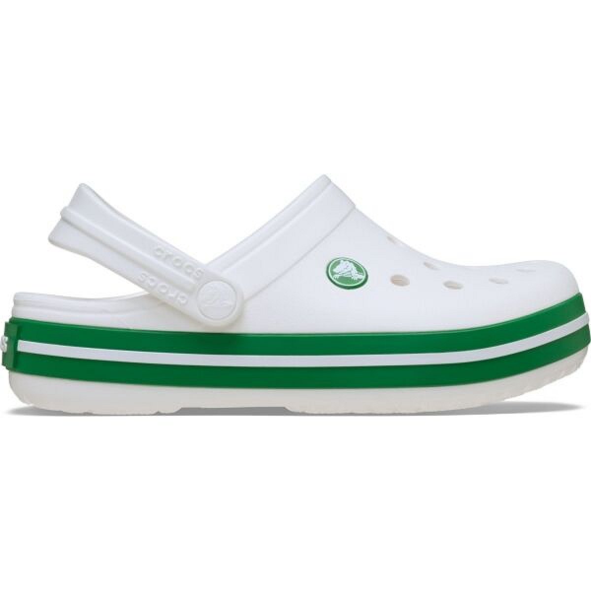 Crocs CROCBAND T Dětské pantofle, bílá, velikost 23/24