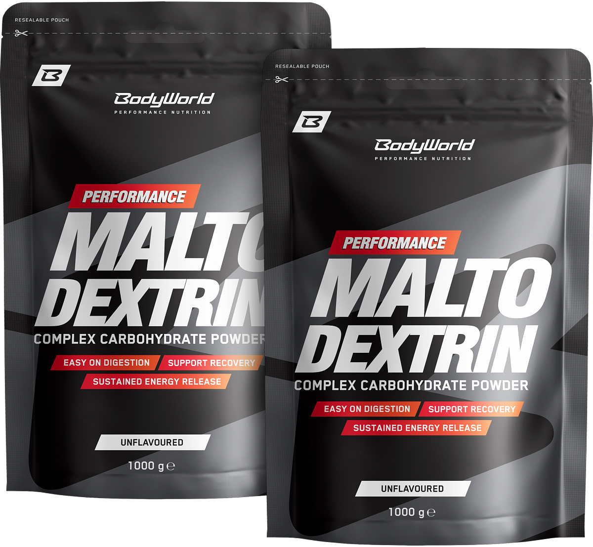 2x BodyWorld Maltodextrin 1000 g