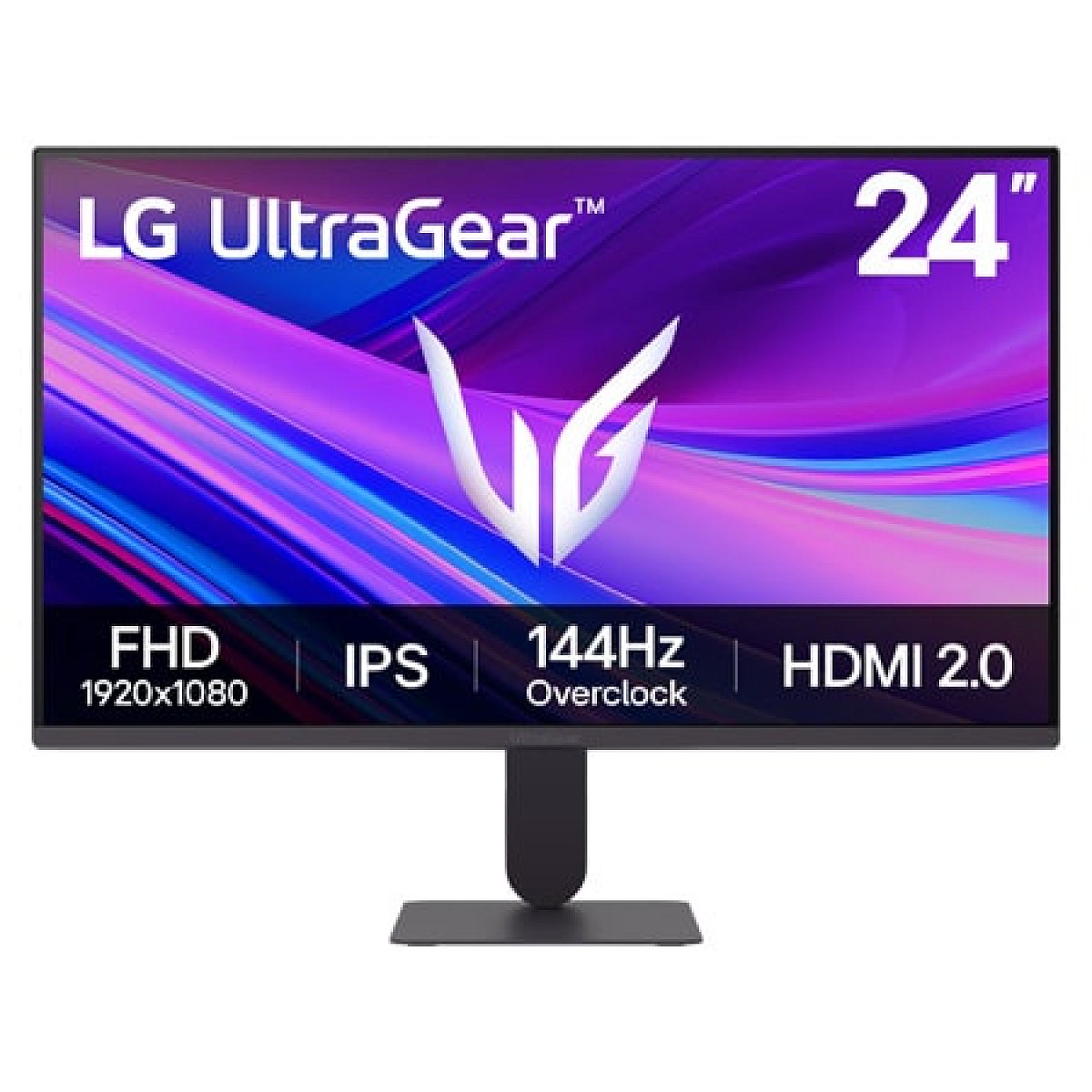 24" herní monitor LG UltraGear™ G4 s frekvencí 144 Hz (přetaktovaný) a rozlišením FHD IPS - 24G411A s kompatibilitou NVIDIA G-SYNC®, sRGB 99% (Typ.)