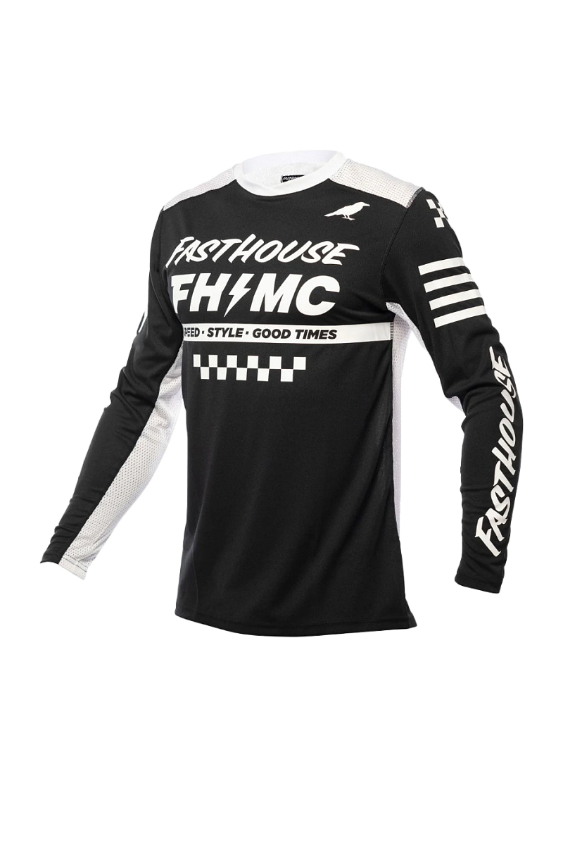 Motokrosový Dres Fasthouse A/C Elrod Černá S