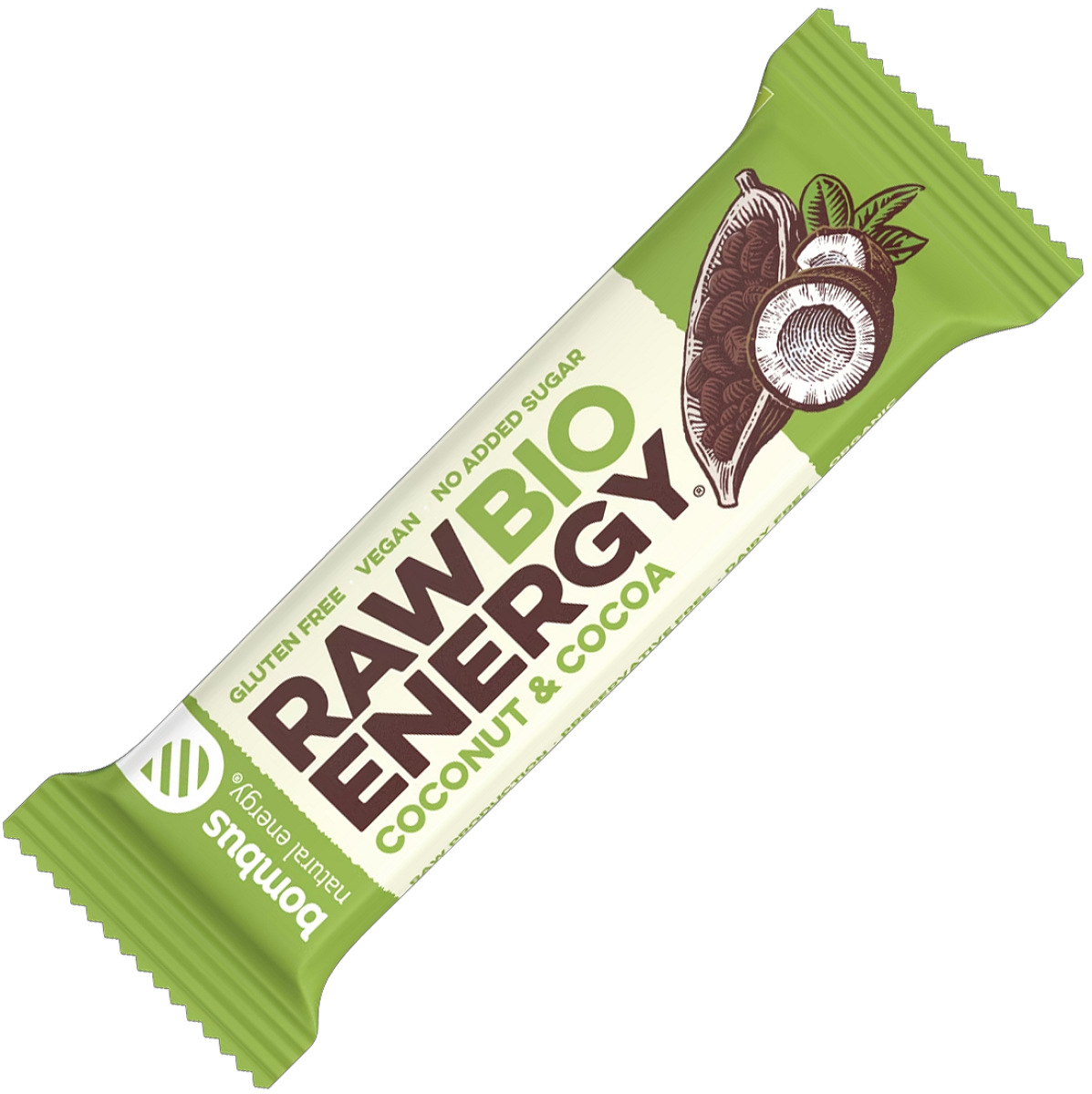 Bombus Raw Bio Energy 50 g kokos-kakao