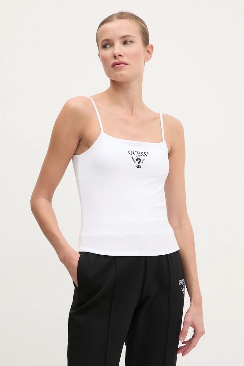Top Guess COLETTE bílá barva, V5RP08 KCOA2