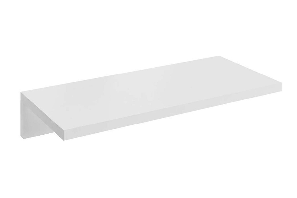 Ravak Formy - Deska pod umyvadlo L, 800 x 550 x 50 mm - barva bílá X000000830