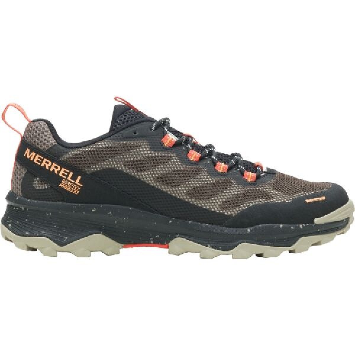 Merrell SPEED STRIKE GTX Pánské outdoorové boty, khaki, velikost 41.5