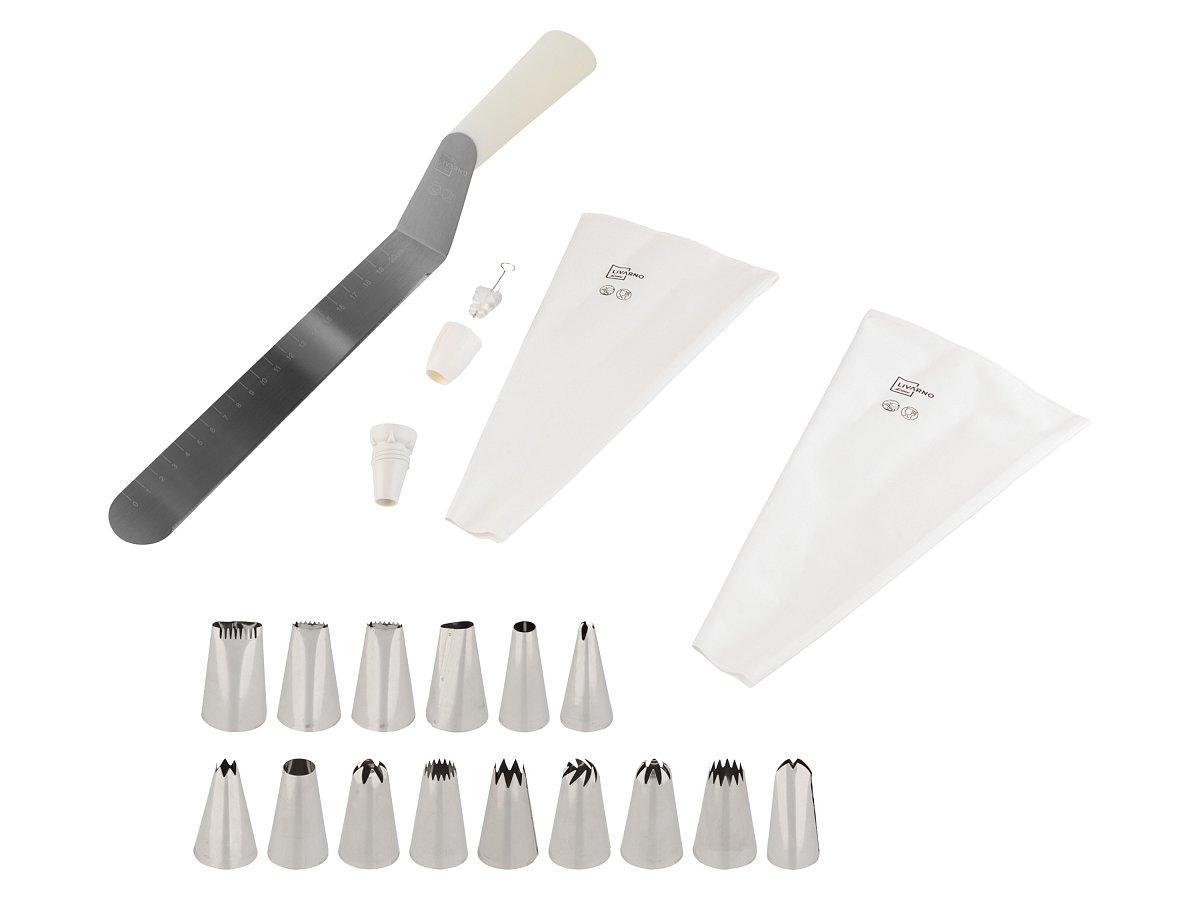 Livarno home Lis na pečivo / Sada na zdobení (sada na zdobení, 20dílná)