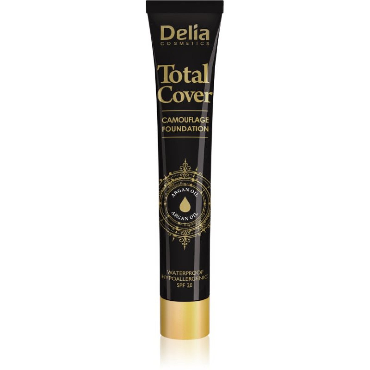 Delia Cosmetics Total Cover voděodolný make-up SPF 20 odstín 56 Tan 25 g