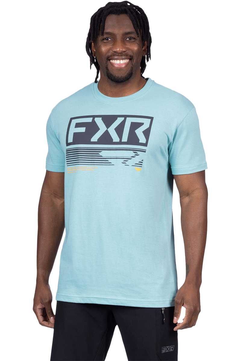 Tričko FXR Elevate Premium Bermuda-Asphalt S