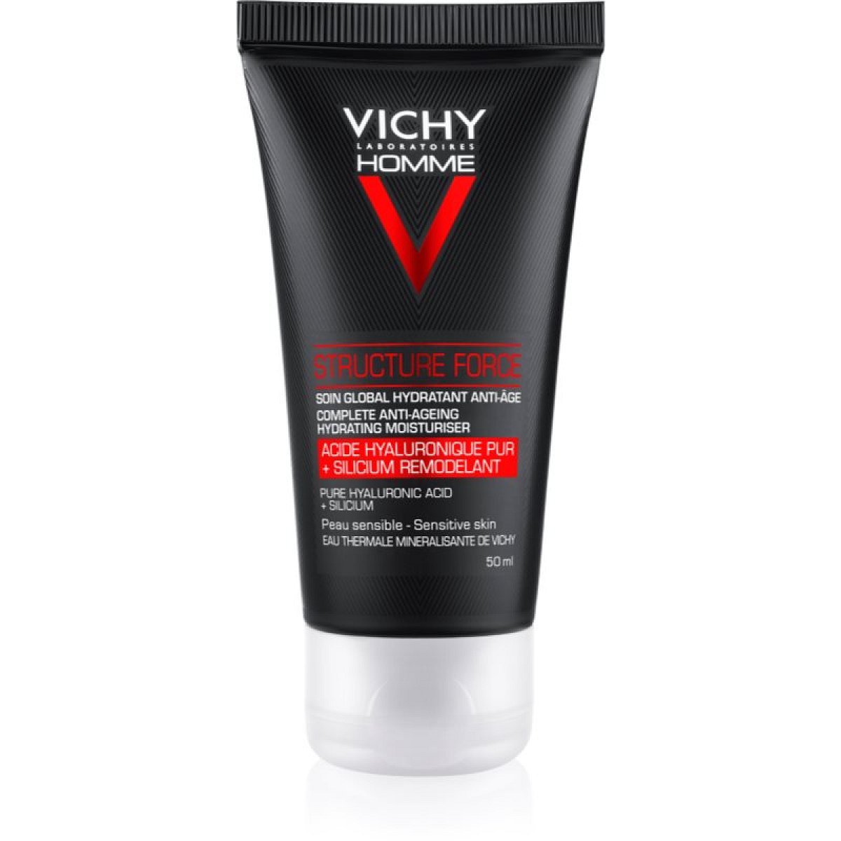 Vichy Homme Structure Force zpevňující protivráskový krém s kyselinou hyaluronovou 50 ml