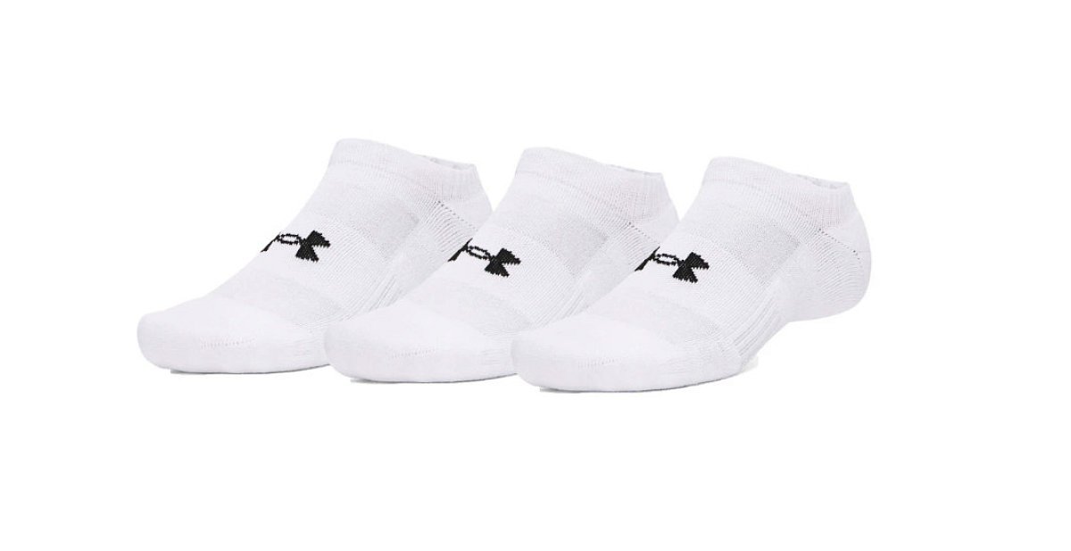 3PACK ponožky Under Armour bílé (6009683 100) S