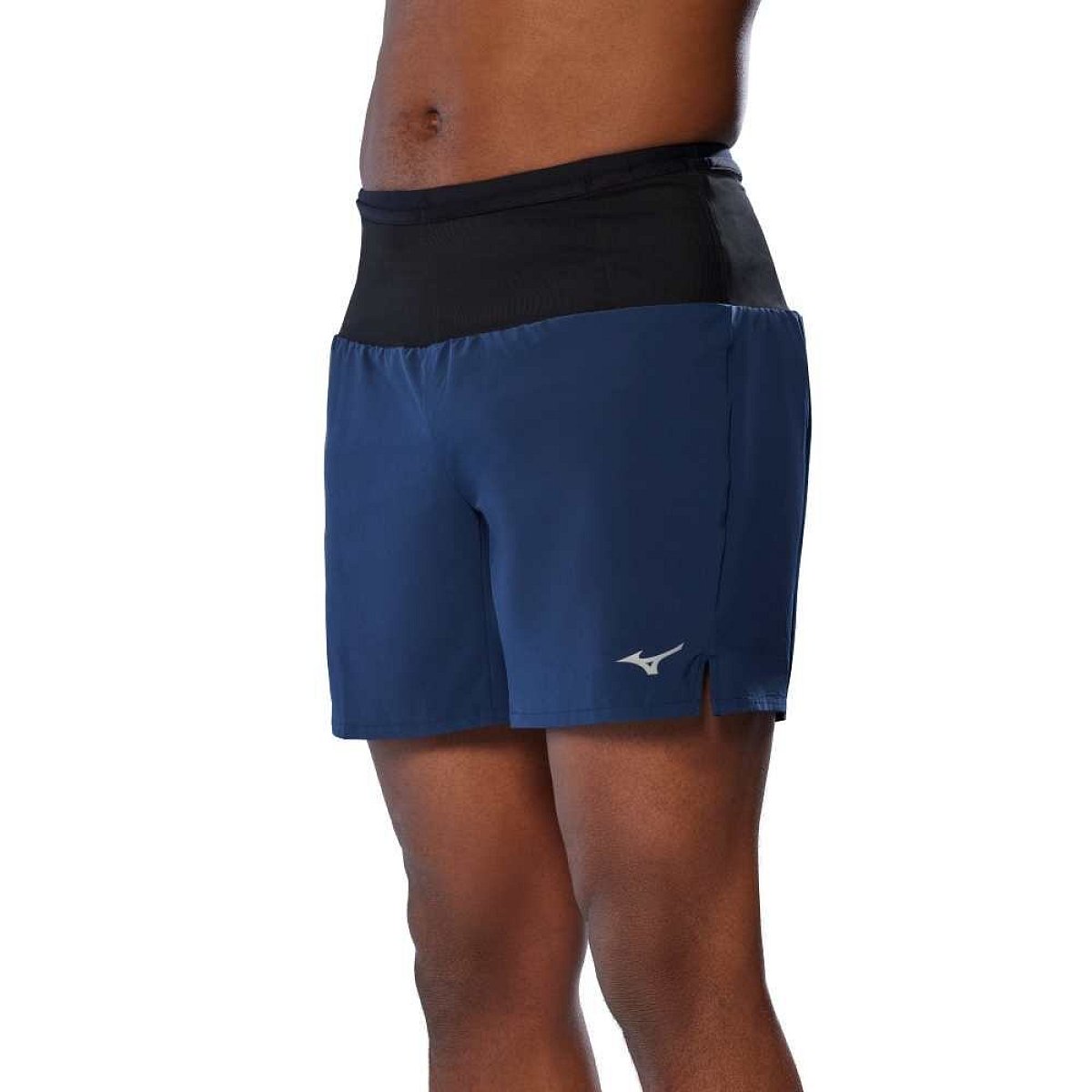 Pánské běžecké kraťasy Mizuno Multi Pocket – modré (Estate Blue) velikost XL