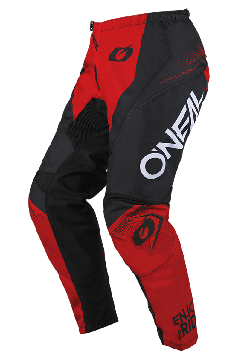 Motokrosové Kalhoty O'Neal Element Racewear Černo-Červená 40