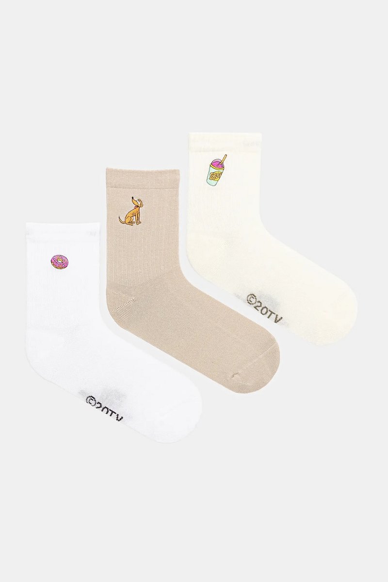 Dětské ponožky adidas Performance 3-pack bílá barva, JN2761