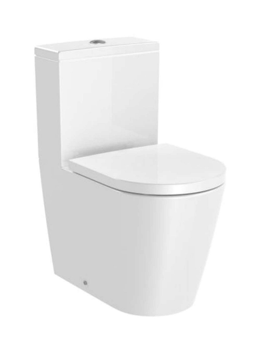 Roca Inspira - WC kombi mísa, Vario odpad, Rimless, bílá A342529000