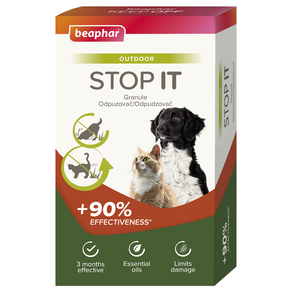 Venkovní odpuzovač Beaphar STOP IT granule 2x200g