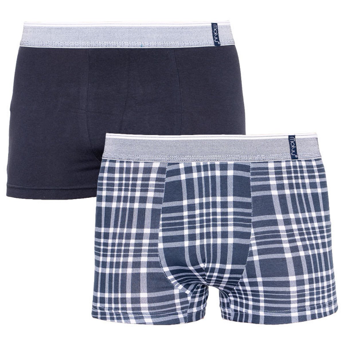 2PACK Pánské boxerky Molvy vícebarevné (KP-067-BEU) M, trenky / trenýrky