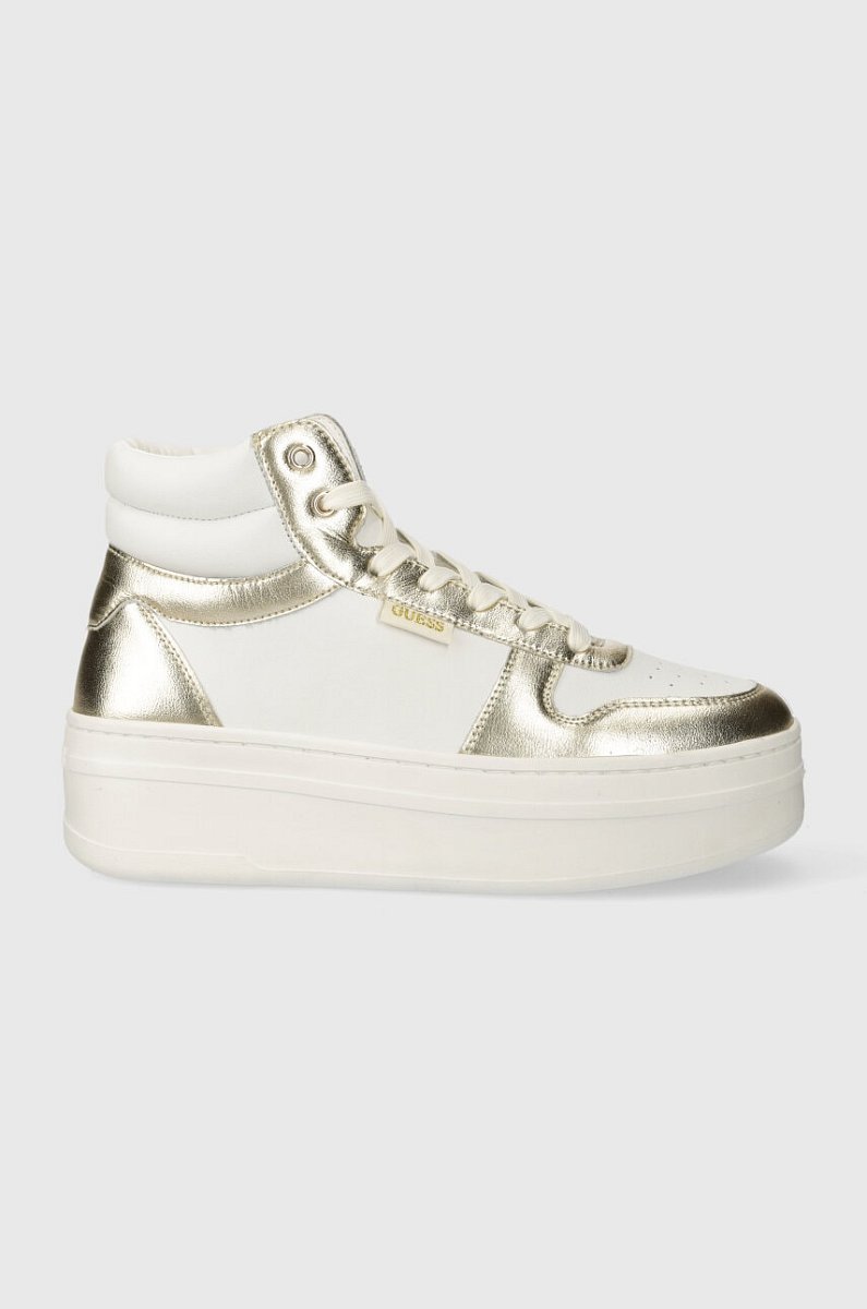 Tenisky Guess LINZY bílá barva, FL8LIZ LEA12