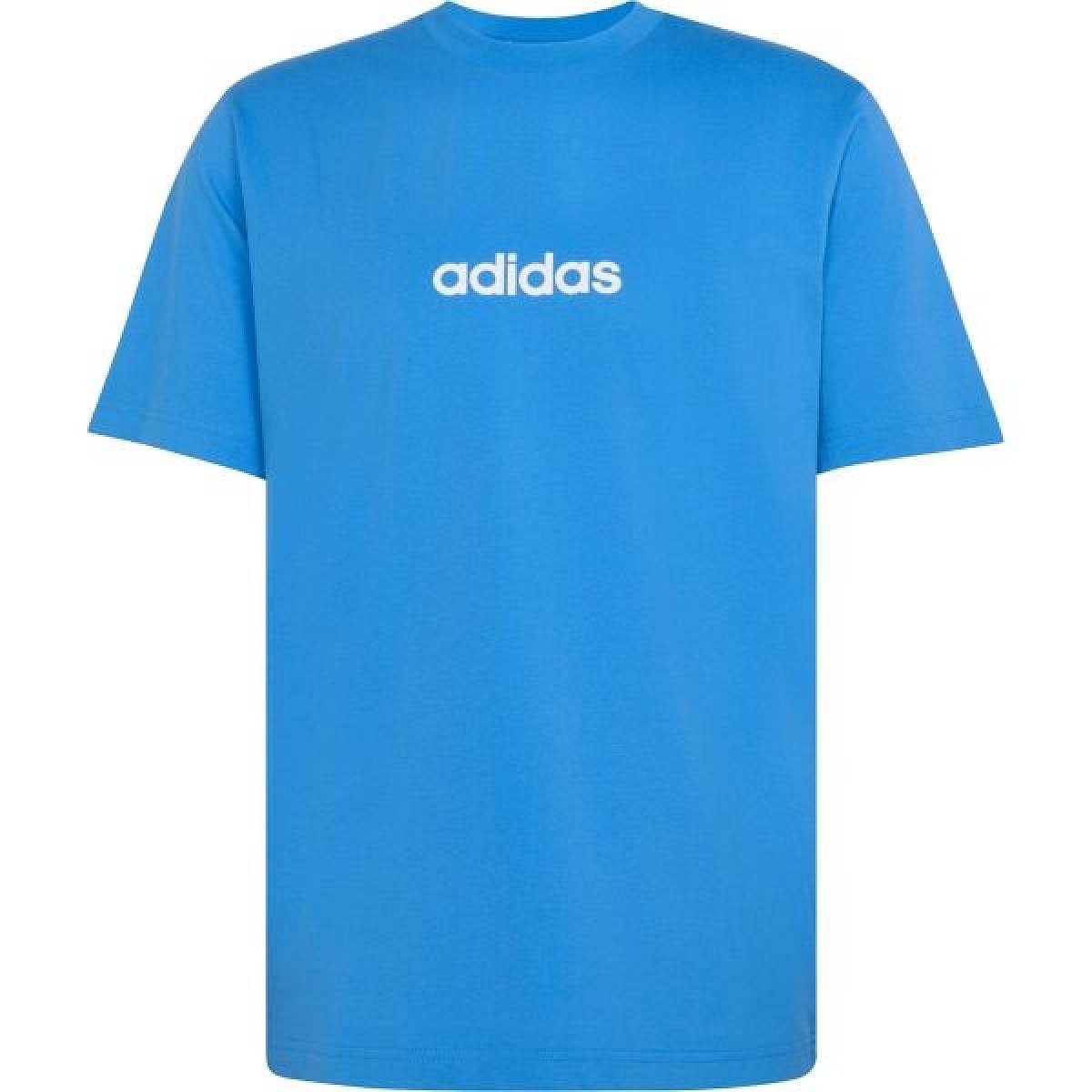 adidas LINEAR SJ TEE Pánské triko, modrá, velikost XXL