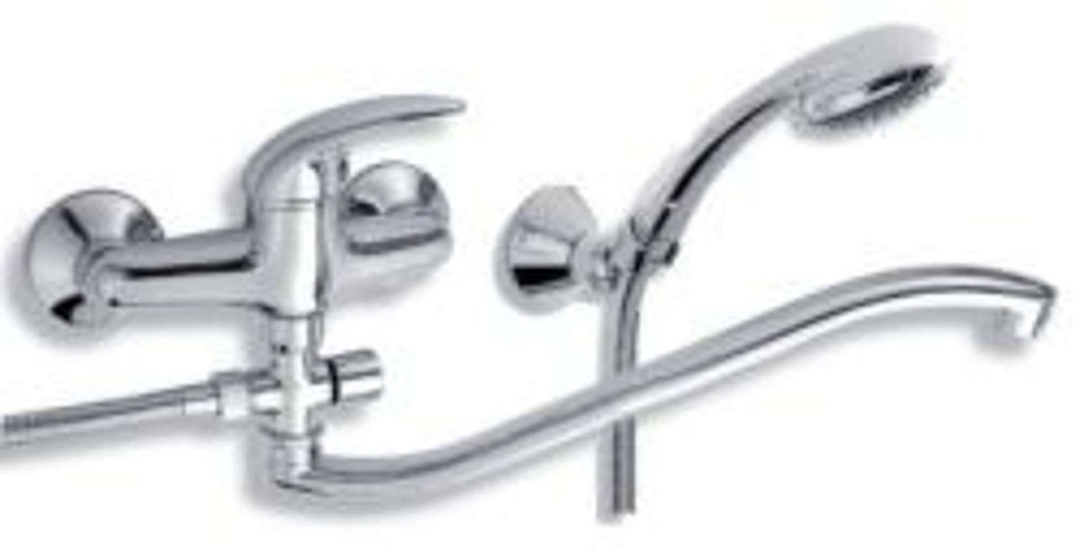 Novaservis Metalia 55 - Vanová baterie nástěnná komplet, chrom 55032,0