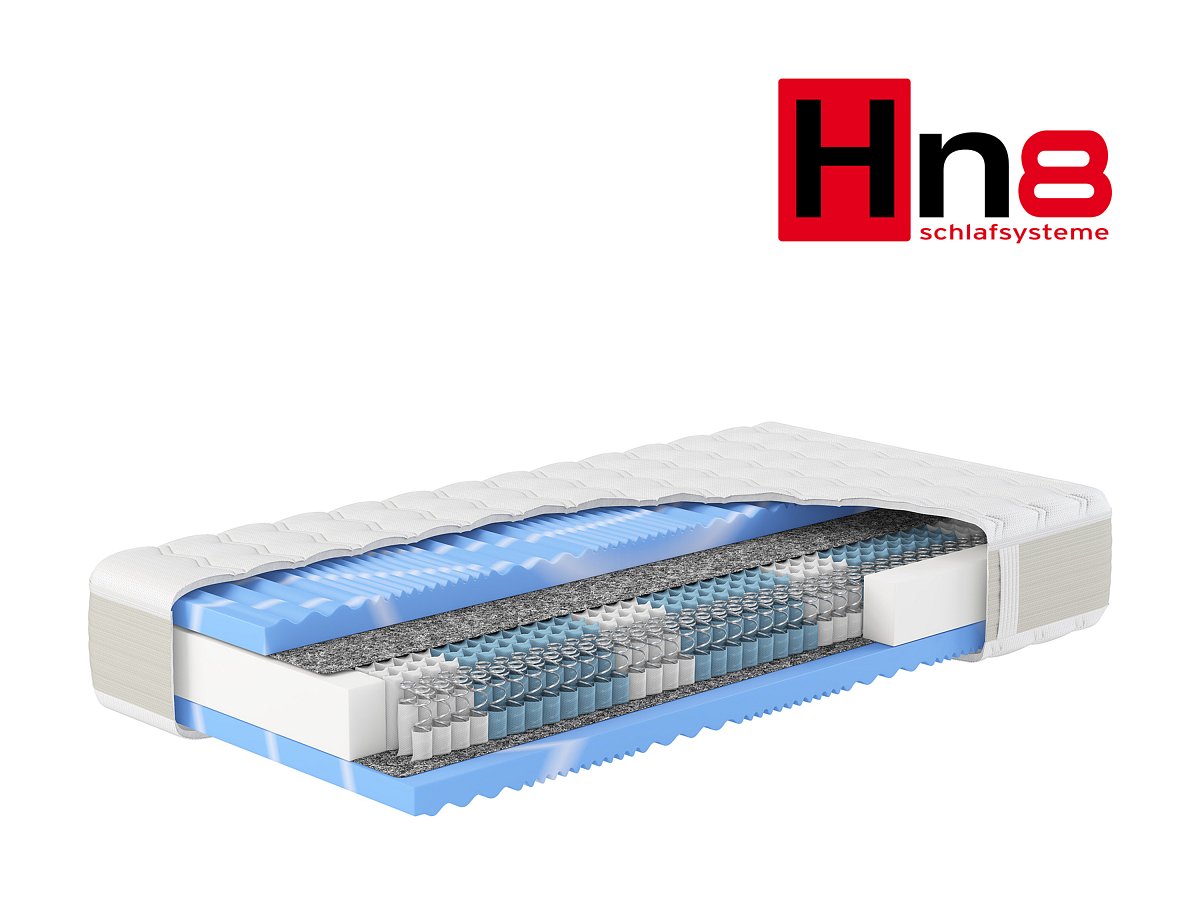 Hn8 Schlafsysteme 7zónová taštičková matrace XXL Gelstar T-1000 (H3, 90 x 190)