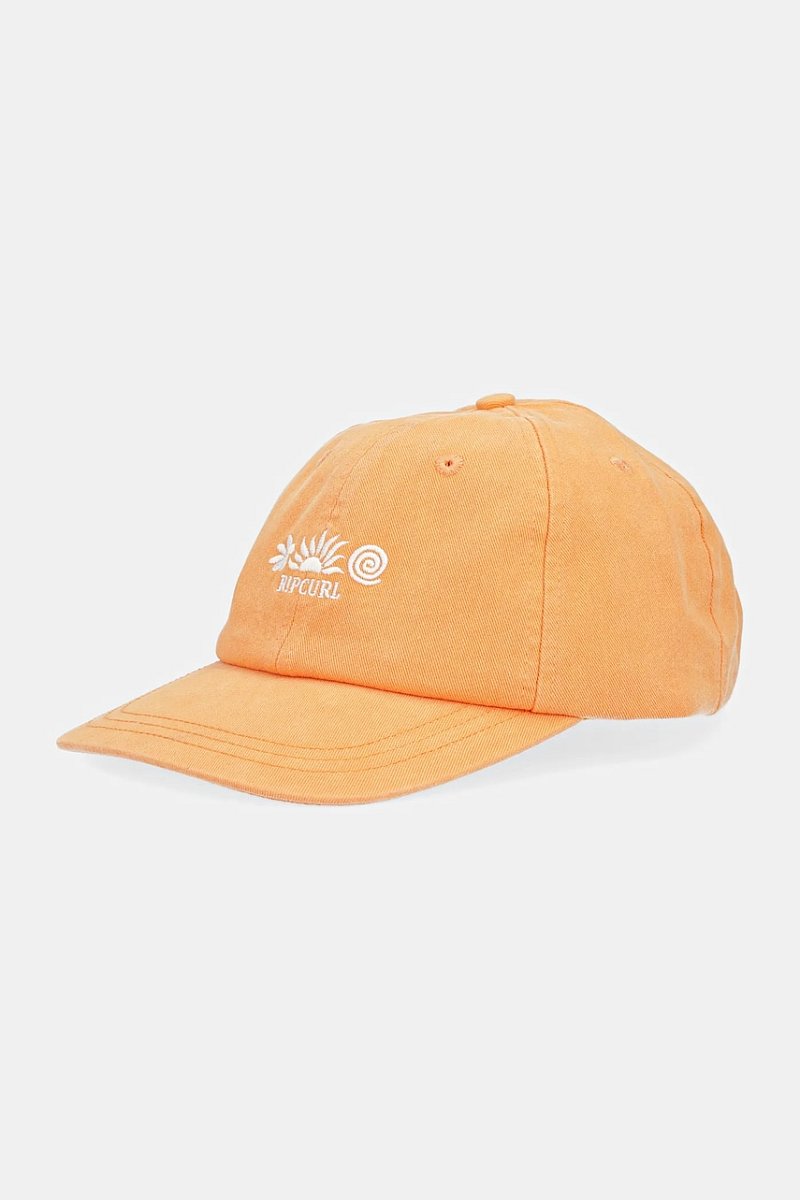 Bavlněná baseballová čepice Rip Curl fialová barva, s aplikací, 04QWHE