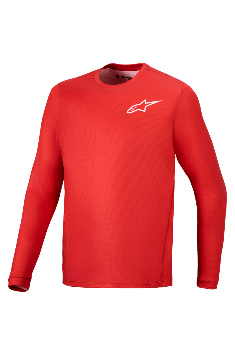 MTB Dres Alpinestars A-Dura Air S Dlouhým Rukávem ČervenáL