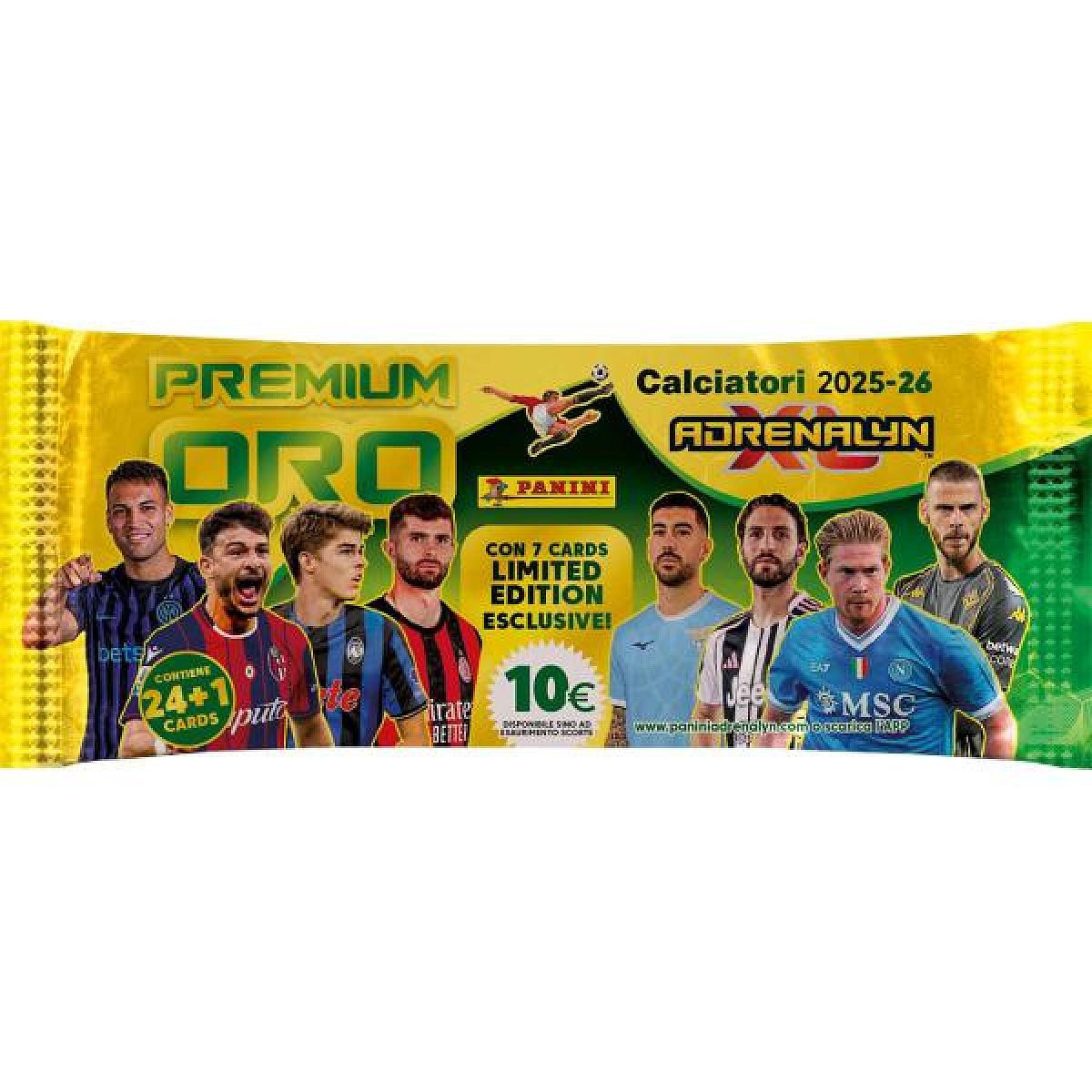 SERIE A 2025/2026 - ADRENALYN karty - GOLD PACKET