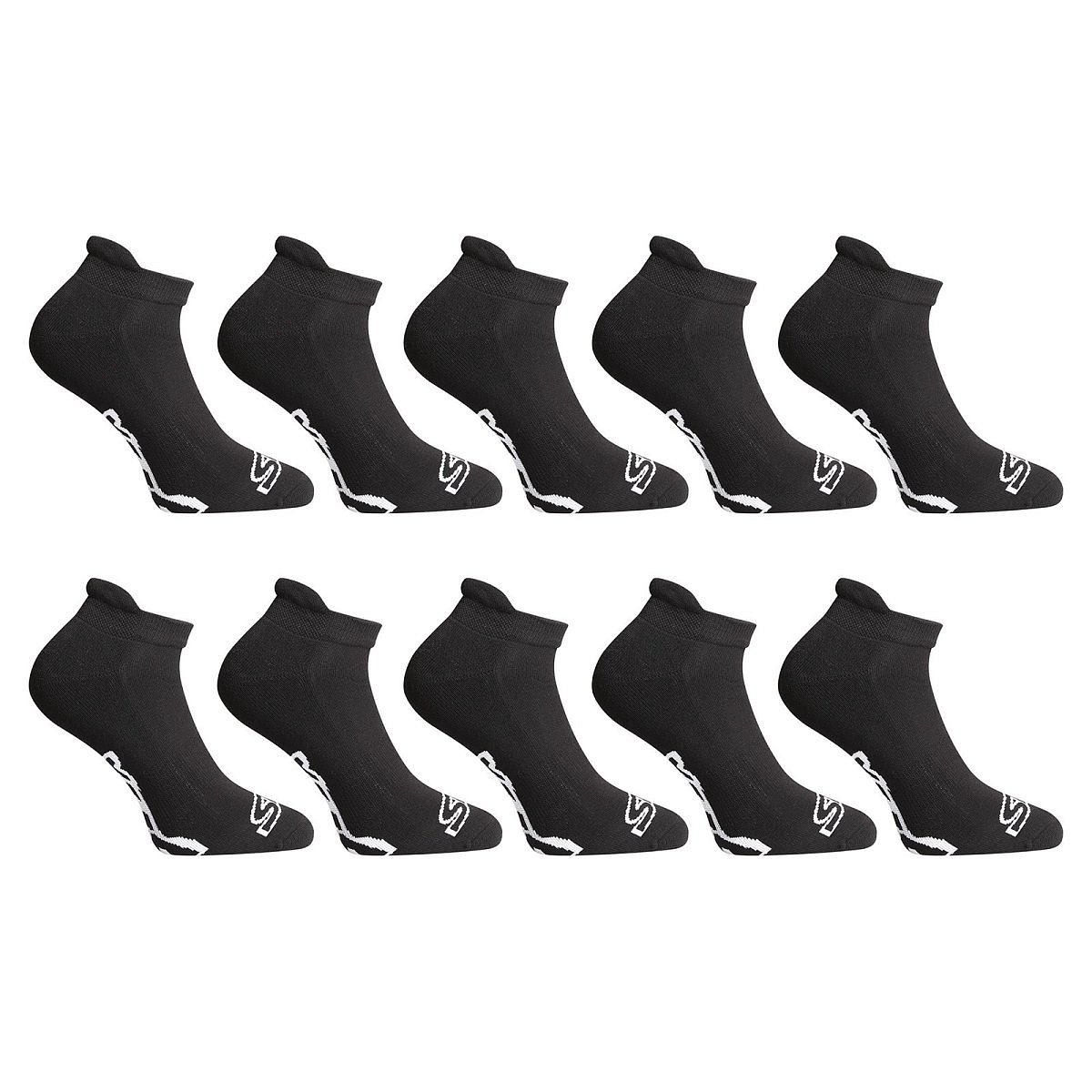 Styx 10PACK ponožky nízké černé (10HN960) L