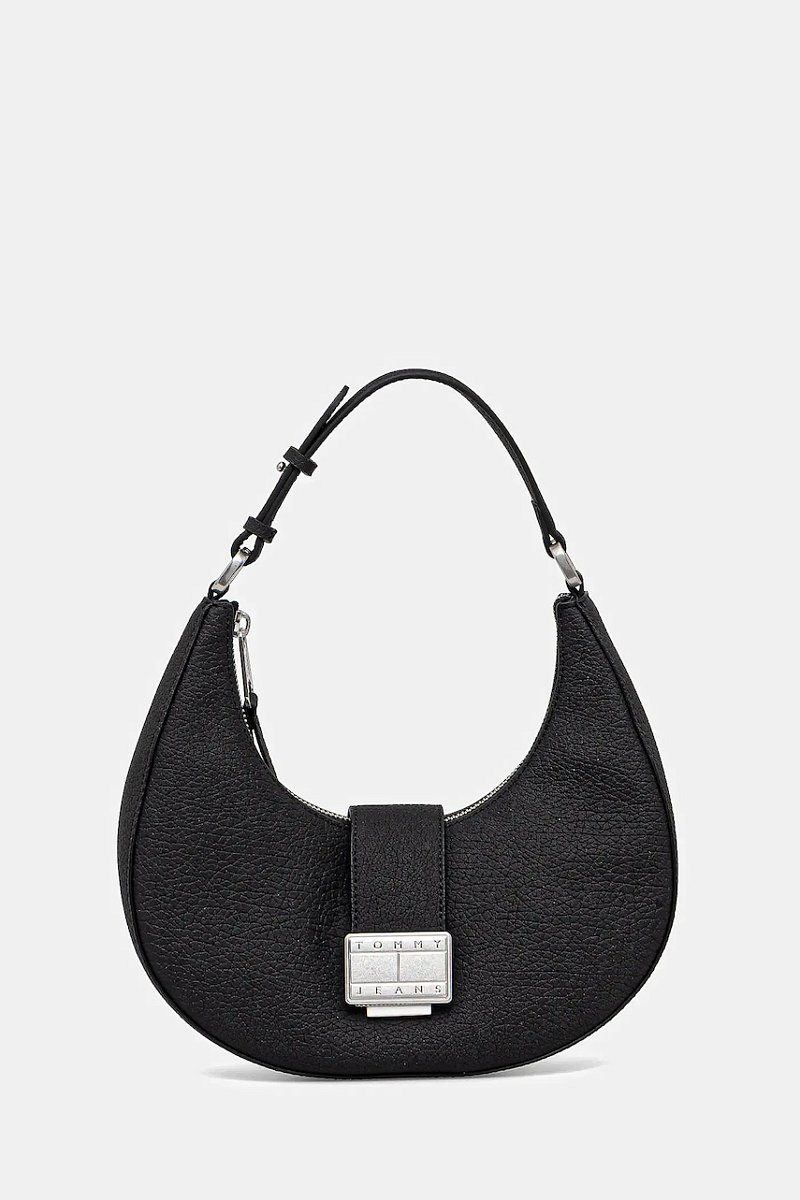 Kabelka Tommy Jeans černá barva, AW0AW17539