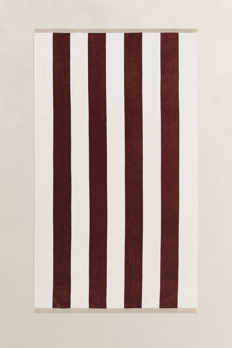 RUČNÍK GANT STRIPE BEACH TOWEL 100X180 FRESH SOIL
