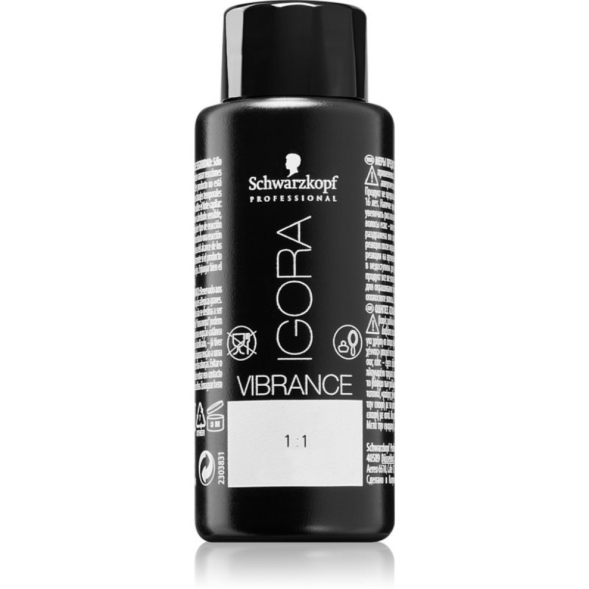 Schwarzkopf Professional IGORA Vibrance demipermanentní barva na vlasy odstín 8-0 Light Blonde Natural 60 ml