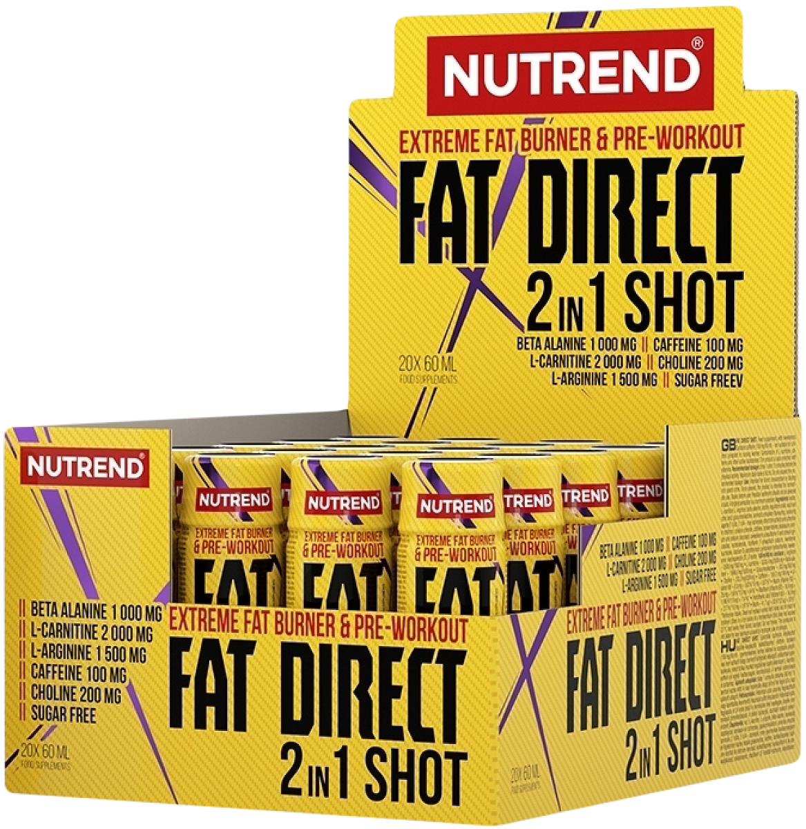 20x Nutrend Fat Direct Shot 60 ml